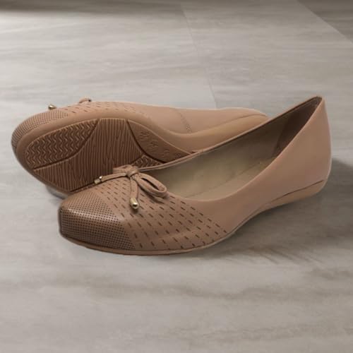 Sapatilha Couro Bottero Laser Feminina - Nude - 37