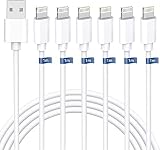 ライトニングケーブル 1M 6本セット iphone 充電ケーブル mfi認証 充電コード アイホン充電ケーブル あいふぉん らいとにんくけーぶる lightning急速データ転送 断線防止 高耐久コネクタ採用 人気 急速データ転送 高速 対応機器iPhone/iPad/iPod各種