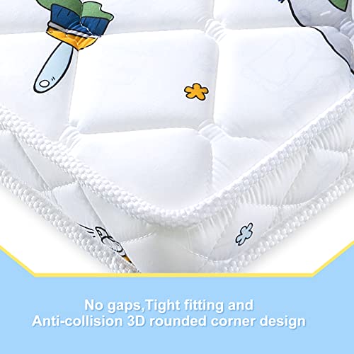 Foldable Pack And Play Mattress Topper Fits For Graco & Baby Trend &Pamo Babe Playard, Comfort And Breathable Pack N Play Mattresses Pad, Firmness Playard Mattress ，Premium Foam Playpen Mattresses #TOP1