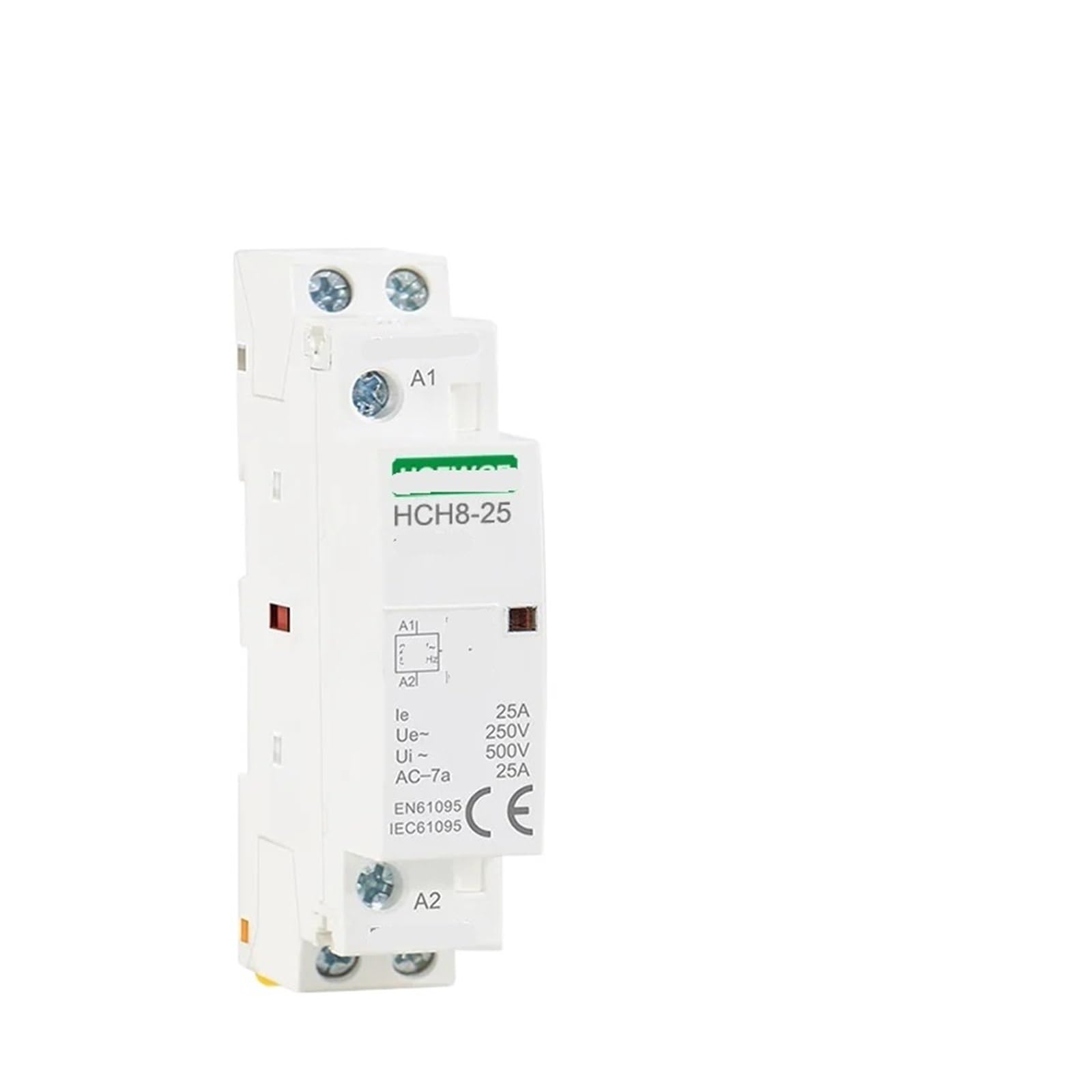 HCH8-25 Contactor- modular doméstico 2P 16A 20A 25A 2NO o 2NC o 1NO1NC 220V Contactor- automático doméstico tipo carril(2P 25A 1NO1NC DC24V)