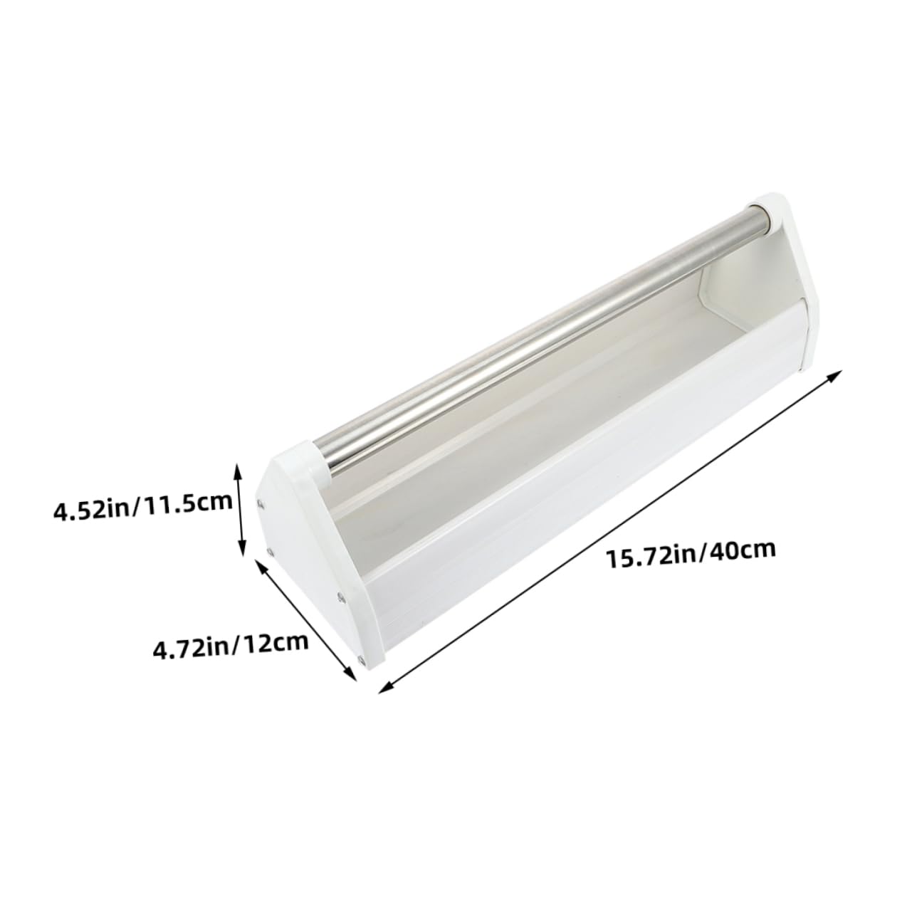 Comedero para Palomas de Acero Inoxidable, Blanco, 2 Piezas | Plástico Acero, Uso en Campos y Patios, Ligero, Fácil de Limpiar, para Aves