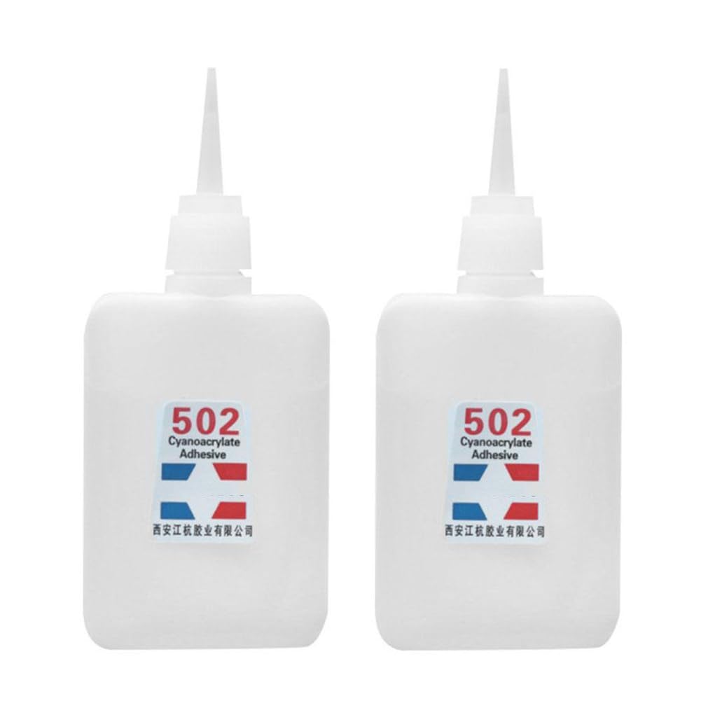 502 Super Glue,502 Universal Super Glue,Instant Quick-Drying Special Glue,Strong Adhesive,Sealant Tool for Woodworking, Woodturning, Hobby Models Plastic Acrylate Fabric Rubber