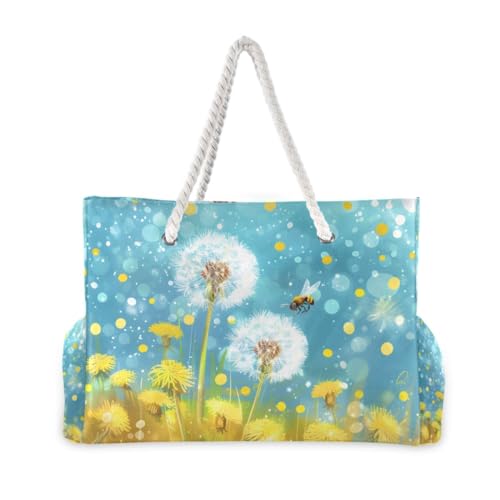 Image of senya Large Beach Bags Totes Swim Canvas Tote Shoulder Bag Water Resistant Bags for Gym Travel Daily