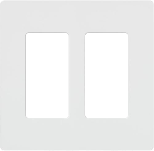 Vista 21 de Lutron Claro Placa de pared decorativa de dos vías, CW-2-SS Acero inoxidable