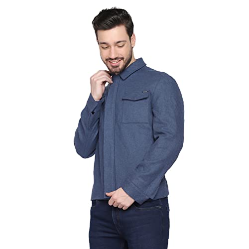 Image of Blackberrys Men's Solid A-Line Coat
