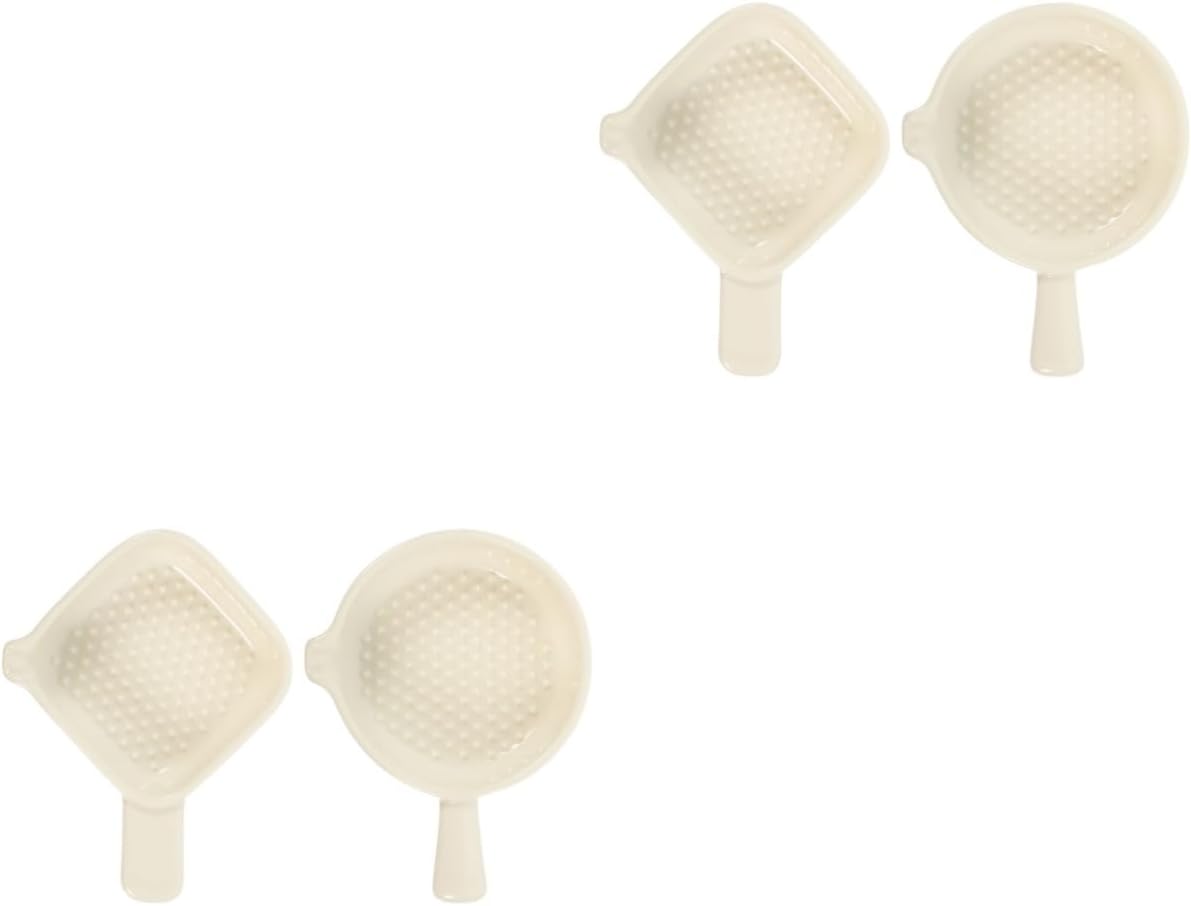 4pcs Dipping Sauce Dish Seasoning Bowls for Dumplings Sweet Sauce Condiments for Kitchen Parties and Outdoor Events