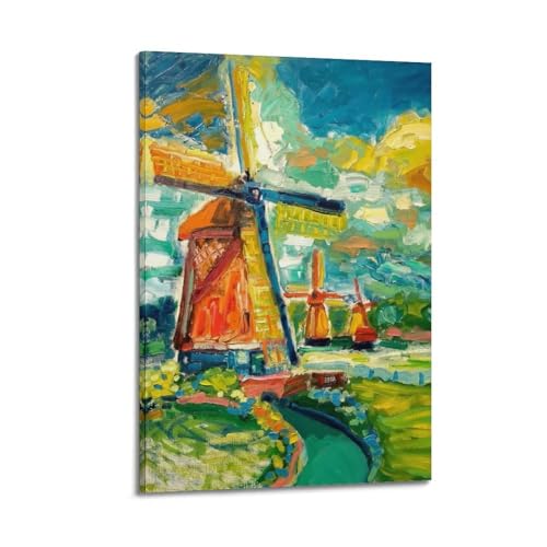 Art mural sur toile de paysage pour salon moderne et chaleureux
