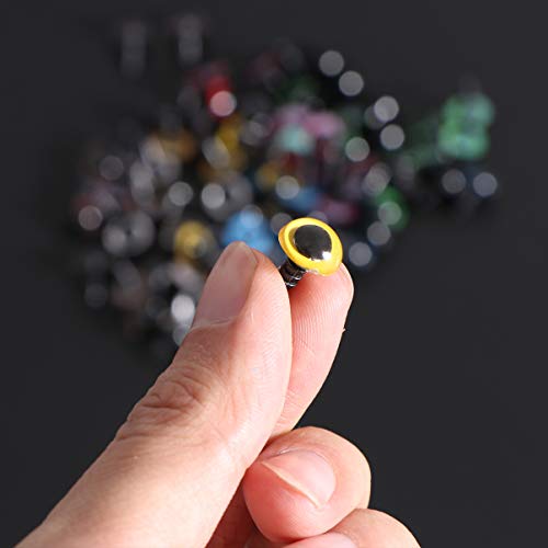 ARTIBETTER 80Pcs de Plástico de Segurança Olhos de Ursinho de Pelúcia Boneca de Olhos de Boneca Faze