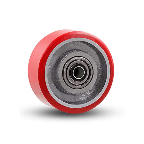 Kółka hamulcowe, Iron Core Polyurethane Plate Swivel Caster Wheels
