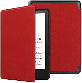 HoYiXi Case for All-new Kindle 11th Generation 2022 Release Slim Leather Protective Cover Fabric Cover Painted Shell - navy
