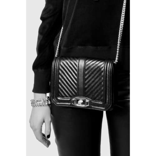 Image of Rebecca Minkoff Women's Chevron Quilted Love Crossbody Bag