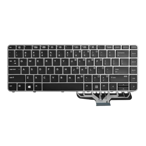 Clavier HP Elitebook Folio 1040 G3 robuste avec cadre argenté 844423-001