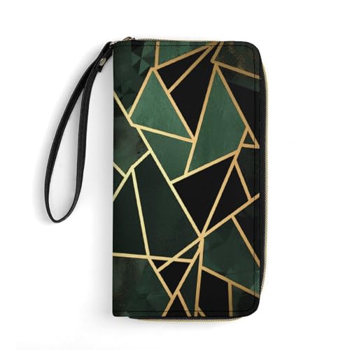 Porte-cartes classique durable en cuir imprimé pour hommes et femmes