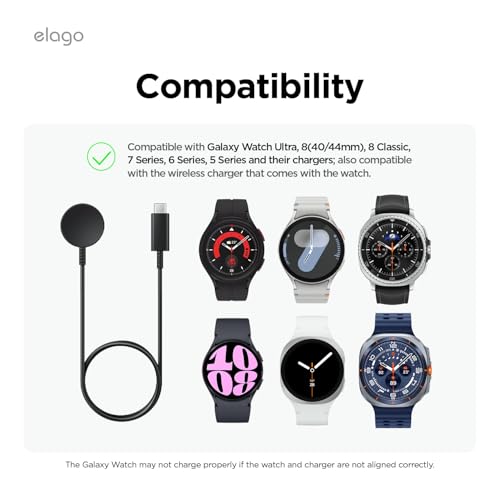 Soporte de carga elago compatible con Galaxy Watch 8 y Ultra 7
