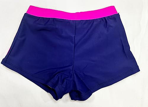 Image of TACKTIMES 2Pcs Girls Sleeveless Crop Top with Shorts Outfit Set for Athletic Leotard Dancing Swimming Gymnastics Dancewear