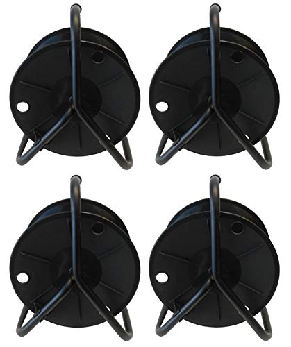 Audio2000'S ADC2716B4 4-Pack Portable Cable Reels/Cord Reels, Capacity of Each Reel: 330 feet of 6mm Cable/Cord