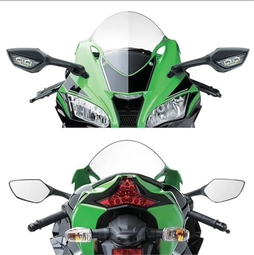 Espejo de manillar de alta resistencia para Ninja H2 y R15 V4 8