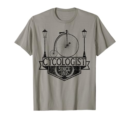 Cycologist Gentleman Vintage Bicycle Penny Farthing 1817 T-Shirt