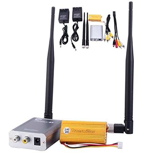 2.4GHz 2W Tiny AV Audio Video Wireless Transmitter and Receiver Kits