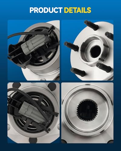 Image of PHILTOP 513206 1x Front Wheel Bearing Hub Assembly for Chevy Cobalt, HHR
