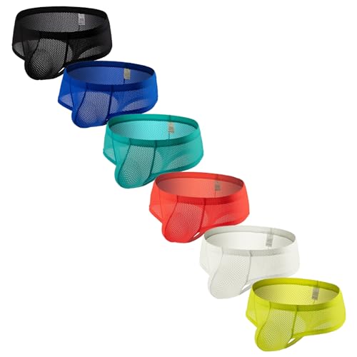 Men Sexy Mesh Mini Boxers Underwear Bulge Pouch Thongs Man Panties Shorts Boxer2