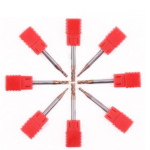 Fraise en carbure HRC55 outil de coupe fraises en bout CNC 2.9mm