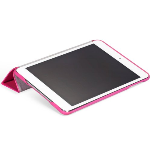 Invellop Ipad Mini Case, Hot Pink Leatherette Case Cover For Apple Ipad Mini/Ipad Mini 2/Ipad Mini 3 (Hot Pink) #TOP1