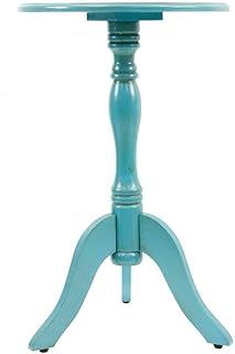 Decor Therapy Simplify Round Pedestal Accent Side Table, Chic & Compact ...