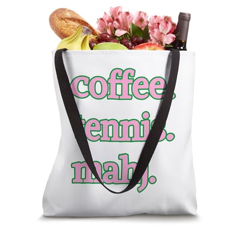 Bolso Tote Coffee Tennis Mahjong Social Club miniatura 4
