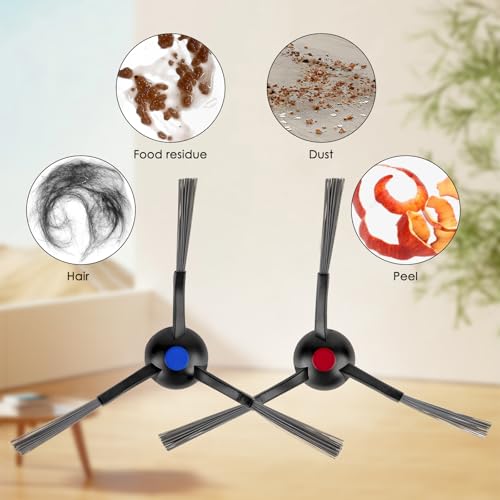(10 Pieces) N20 Plus Side Brushes Replacement Parts for ECOVACS DEEBOT T30 Pro Omni/ T30 Omni/ T30S/ T30S Combo/ N20 Plus/ N20 Pro Plus/ N30 Omni/ N30 PRO Omni Robot Vacuum, Side Brush Accessories