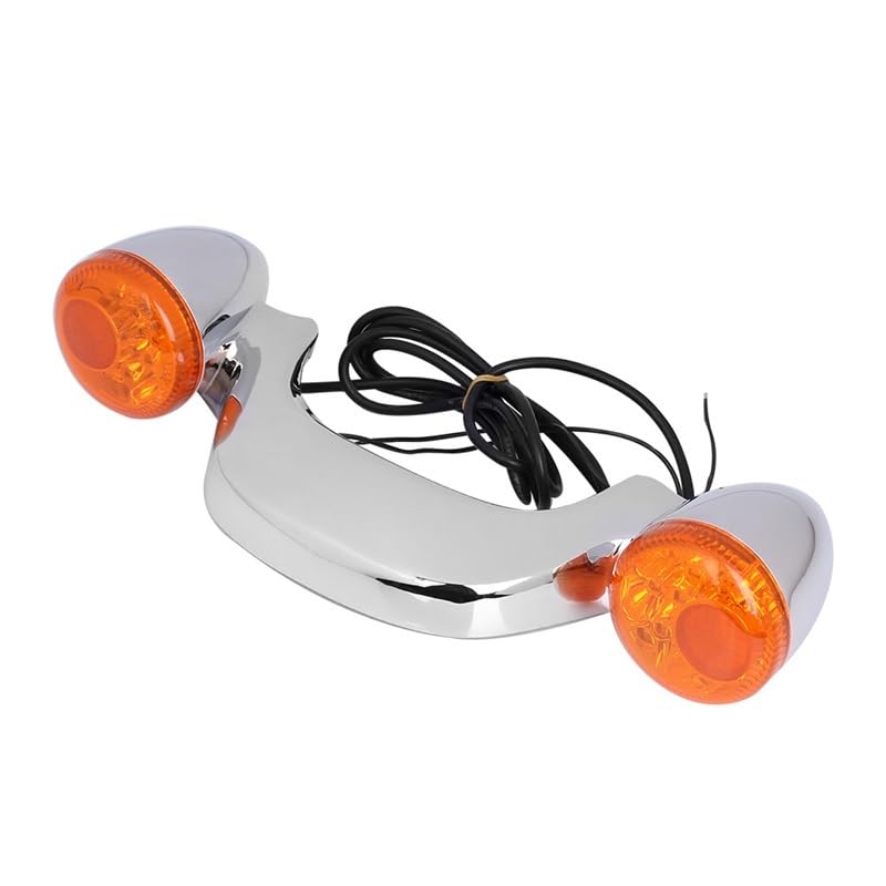 Feu stop clignotant moto arrière chromé barre lumineuse Touring Road Street Glide King