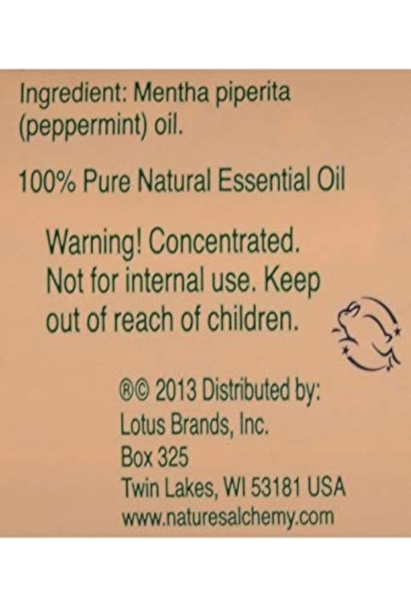 100% Pure Essential Oil Peppermint - 2 fl oz