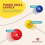 Boxing Reflex Ball for Adults and Kids - React Reflex Balls on String with Headband, Carry Bag and Hand Wraps - Improve Hand Eye Coordination, Punching Speed, Fight Reaction - Image 5