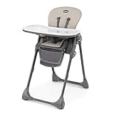 Chicco Polly Highchair - Taupe , 33x21.5x41 Inch (Pack of 1)