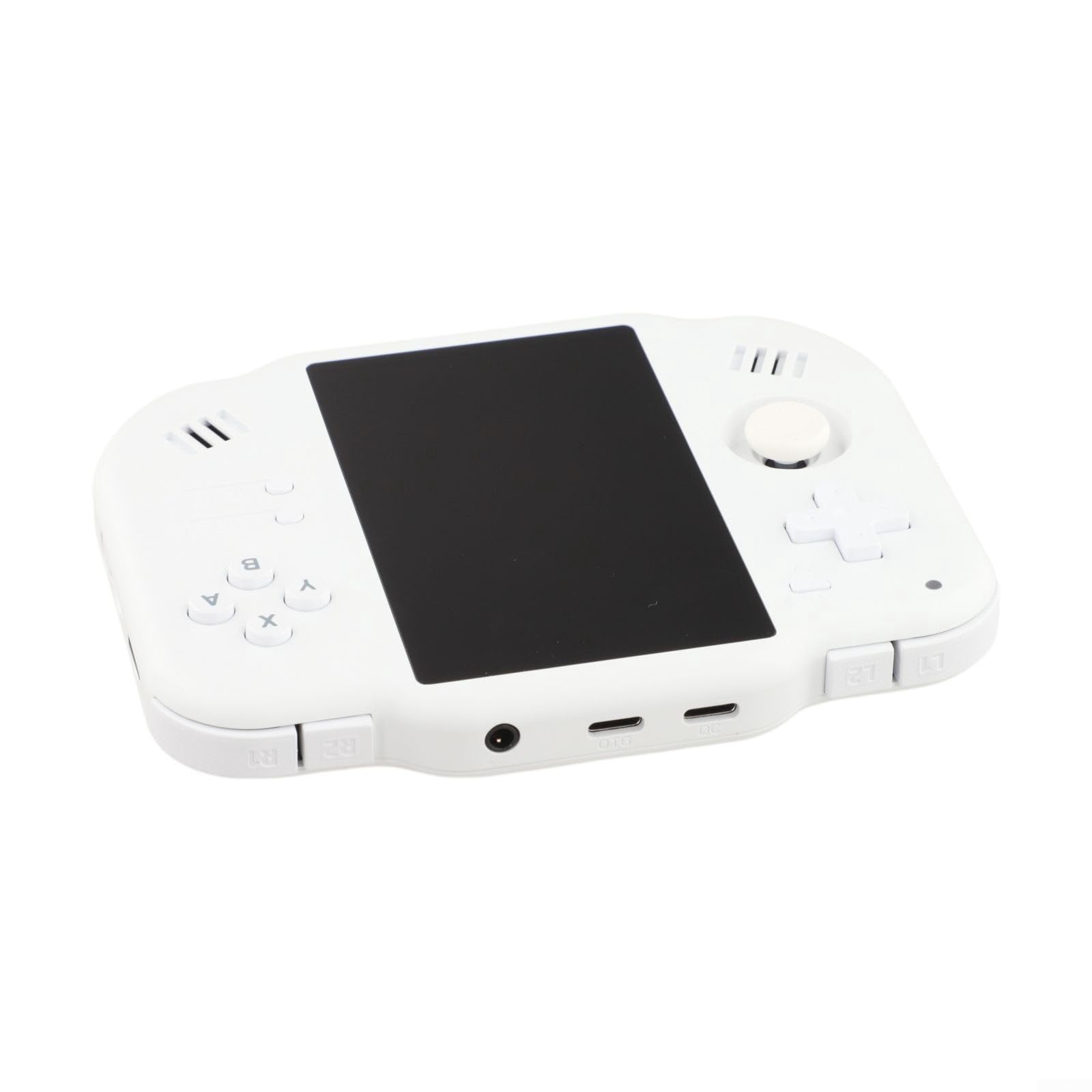 Mini 40 dispositivo di gioco portatile con touch screen da 4,0 pollici, supporto emulatore retrò, per doppio sistema, scheda TF da 2 GB e 64 G (bianco)