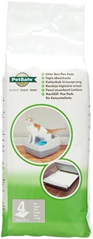PetSafe Litter Box Pee Pad, for Deluxe Crystal Cat Litter Box System, From The Makers of The Scoopfree Self-Cleaning Cat Litter Box,White