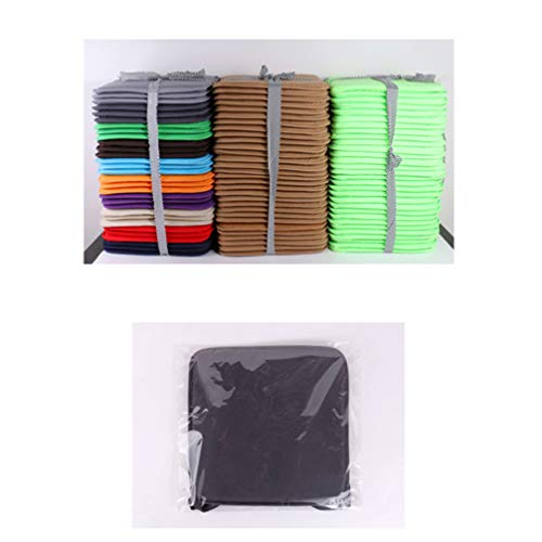 Garneck Round Chairs Seat Cushion Sponge Stool Pad Chairs Cover Slipcover With Rope Ties For 0Ffice Home School Restaurant 38Cm (Purple) #TOP2