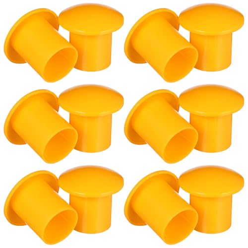 Tapas para varillas de refuerzo plásticas 2.36x2.36x1.49 protección para construcción tipo hongo