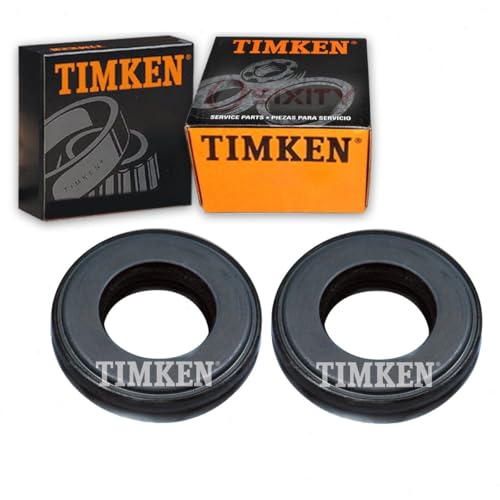 2 pc Timken Front Axle Shaft Seals compatible with Chevrolet Silverado 1500 1999-2017