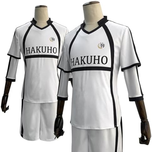 ブルーロック 御影玲王 白宝制服 HOLOUN製 Mサイズ コスプレ衣装 在庫品】HOLOUN ブルロク 白宝高校の制服 御影玲王JKスカート