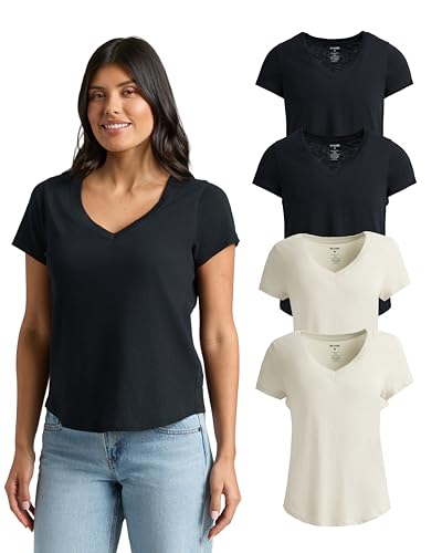 True Classic Womens Tops – Soft Ribbed & Cotton Tees