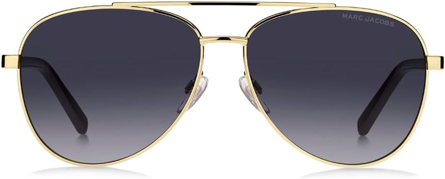 MARC JACOBS Marc 760/S Sunglasses, Gold Black, 60 for Women, Gold, Black, 60, Gold, Black, 60