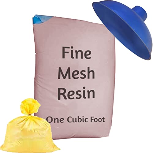 Fine Mesh Iron Pro Water Softener Refill Kit - 1 cu ft (32k) with funnel