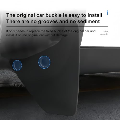 Guardabarros para Tesla Model Y y 3 en TPE con diseño original protector 5