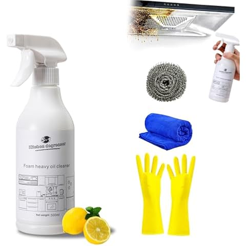 ANRUI Splash Foam Spray Tablets and Spray Bottle, Splash Foam Spray All Purpose Cleaner,Splash Foam Spray,Splash Foam Spray Tablets & Spray Bottle,Splash Bottle Oven Cleaner Cover