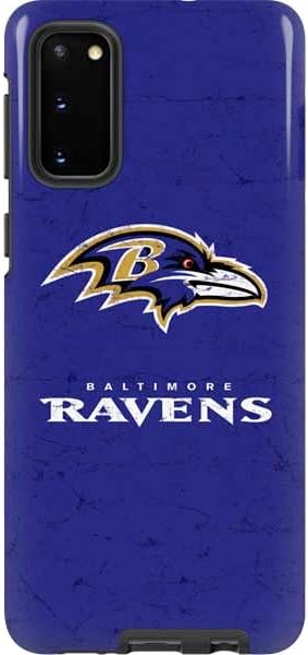 Skinit Pro Phone Case Compatible with Galaxy S20 - Officially Licensed NFL Baltimore Ravens Design