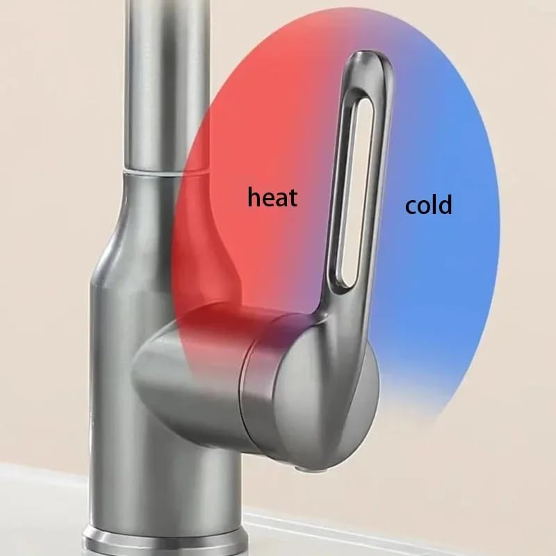 Mitigeur de lavabo cascade résolvant le manque d'espace KLVN - 5