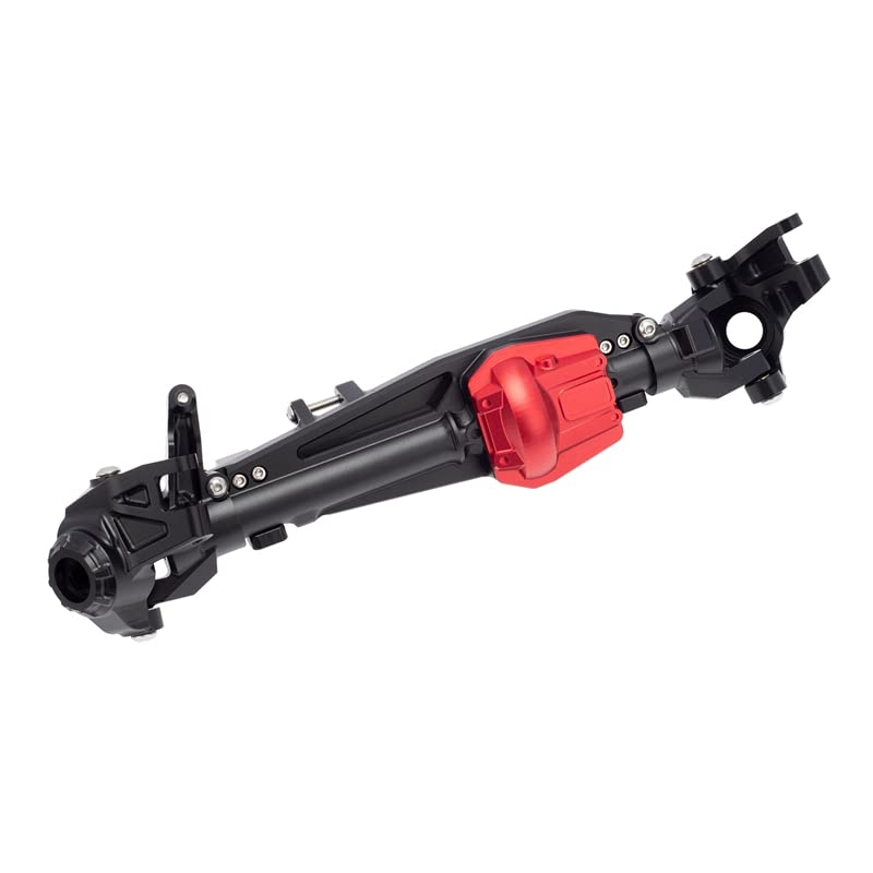 Boîtier d'essieu CNC Axial SCX6 en aluminium haut de gamme couleur rouge