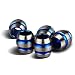 TI-EDC 5PCS Titanium 11mm Knife/Zipper Pull Jewelry Paracord / Lanyard Beads (Blue)