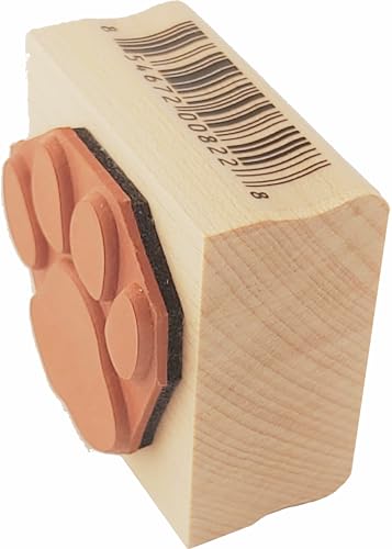 Stamps by Impression Paw Print Rubber Stamp - 1.25" Imprint - Thumbnail 6